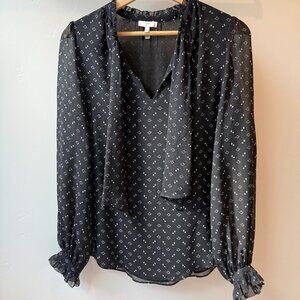Joie tie neck blouse